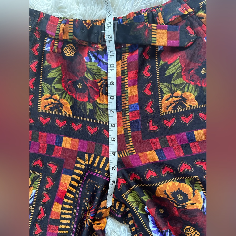 Joie Multicolor Patterned Cropped Pants - image 5